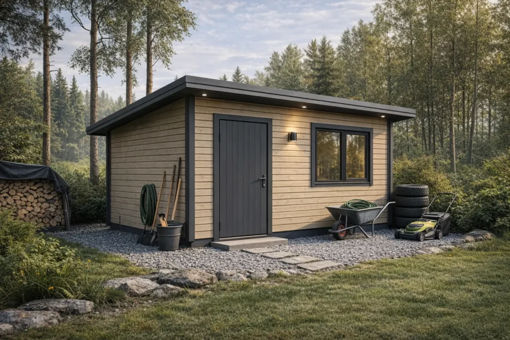 Sauna - ja Aiamajad Valmis aiamaja kuni 20 m2 tööriistade ja aiatehnika hoidmiseks